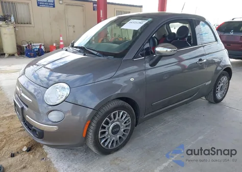 2013 Fiat 500 Lounge из США, поврежденный, VIN 3C3CFFCR5DT698384